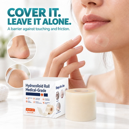 🔥Limited-time 50% off🔥Hydrocolloid Pimple Patch Roll for Face & Body