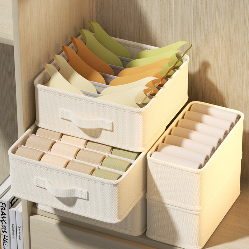 Foldable Closet Organizer Bins with Dividers