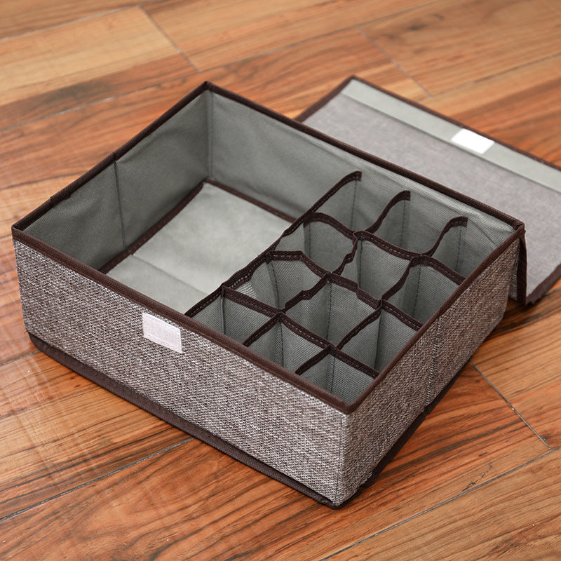 Fabric Drawer Organizer with Divided Compartments