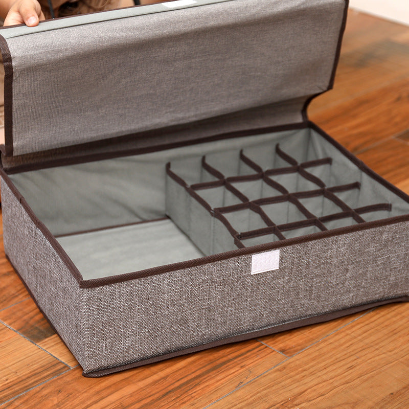 Fabric Drawer Organizer with Divided Compartments