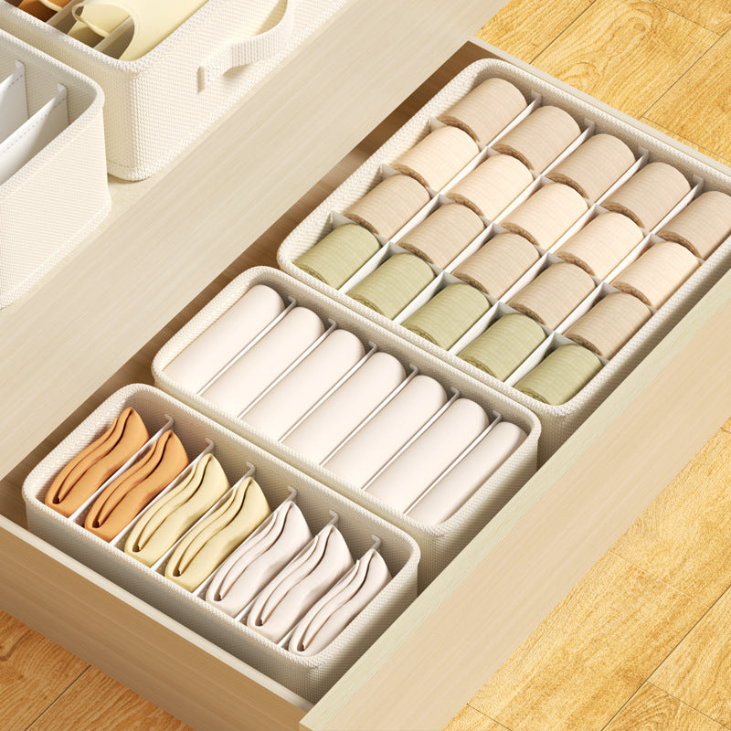 Foldable Closet Organizer Bins with Dividers