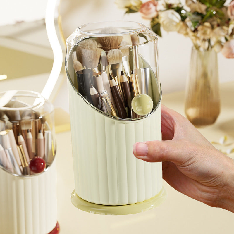 Mini Desktop Trash Can with Swing Lid