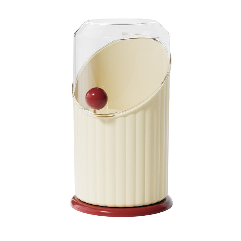 Mini Desktop Trash Can with Swing Lid