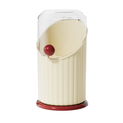 Mini Desktop Trash Can with Swing Lid
