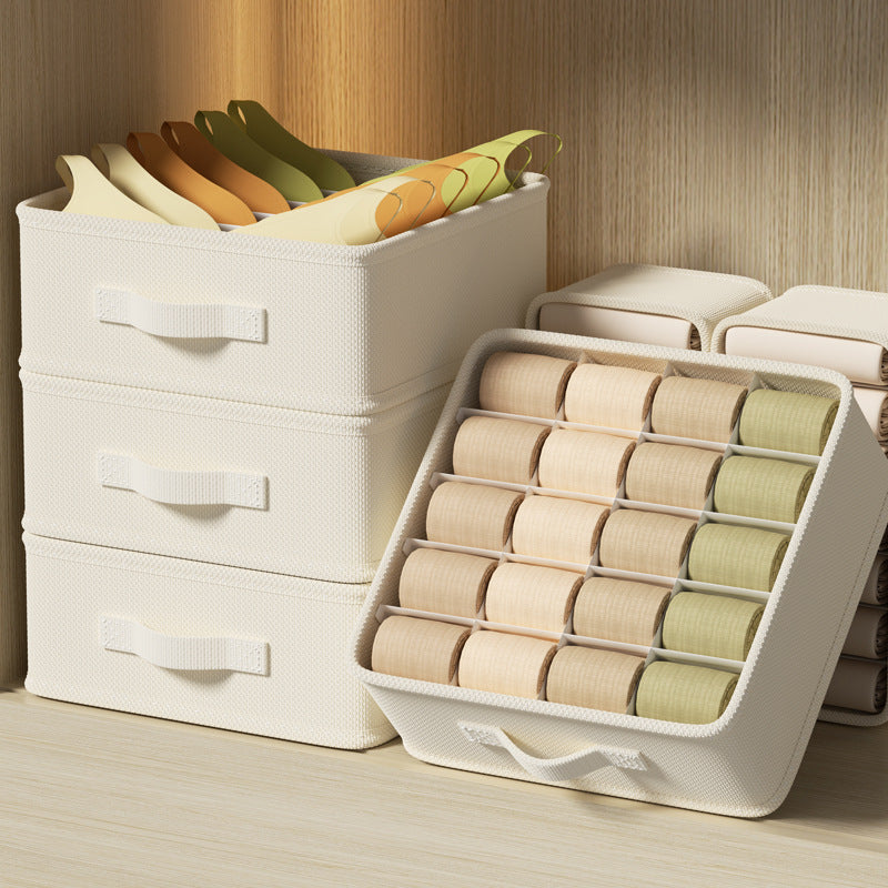 Foldable Closet Organizer Bins with Dividers