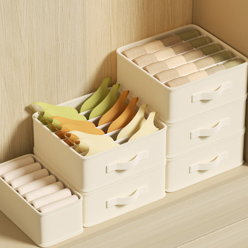Foldable Closet Organizer Bins with Dividers