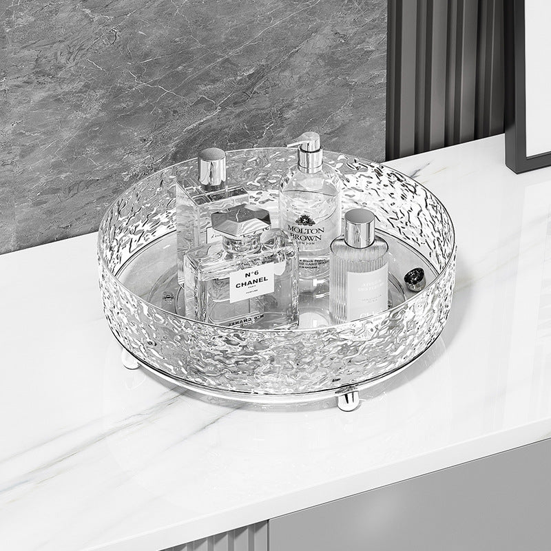 Clear Countertop Condiment & Bottle Organizer Tray