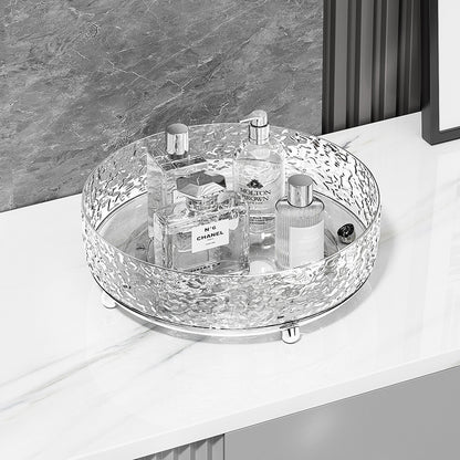 Clear Countertop Condiment & Bottle Organizer Tray