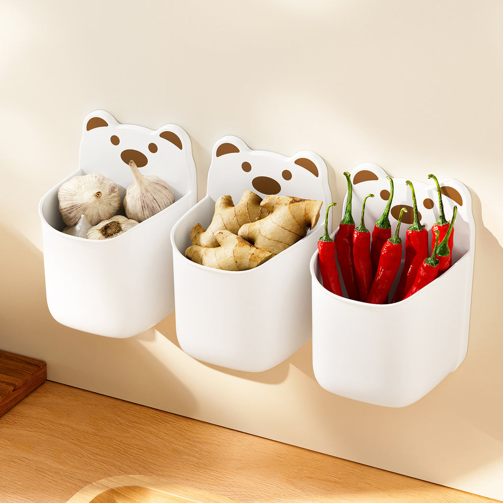 Wall-Mounted Kitchen Storage Basket