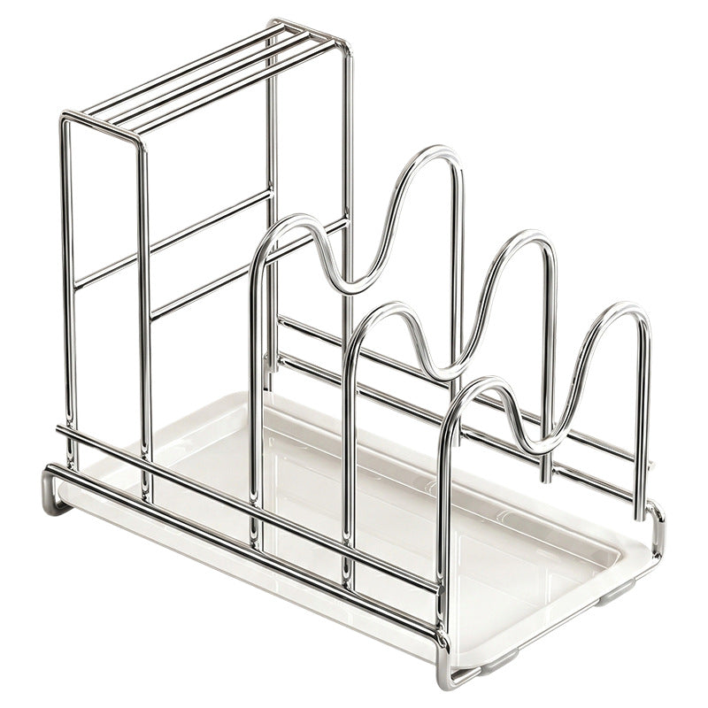 Multi-Slot Kitchen Organizer Rack