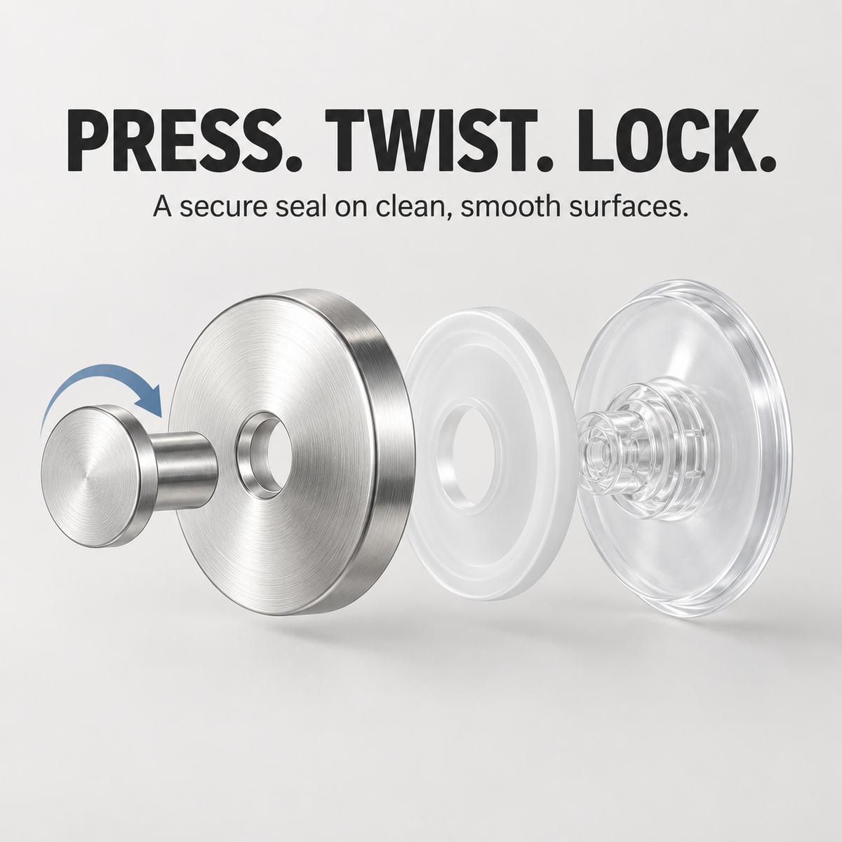 🔥Limited-time offer: Buy 2 get 2 free—50% off🔥No-Drill Twist-Lock Suction Hooks