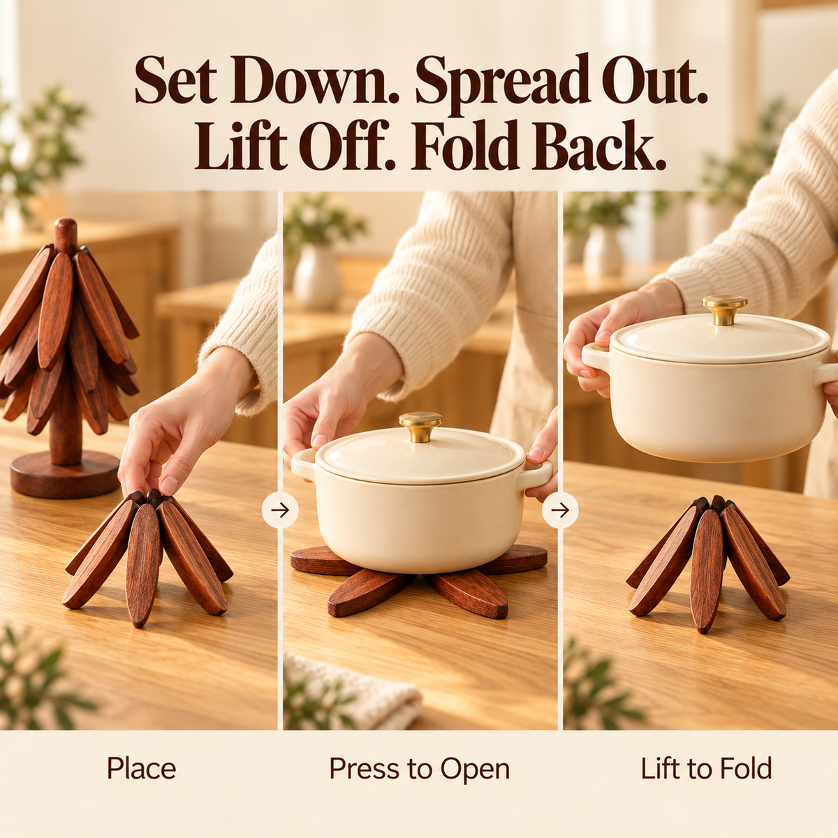 🔥Best-Selling Items💥50% off on the last day 🎉Automatic Folding Heat-Resistant Mat Set