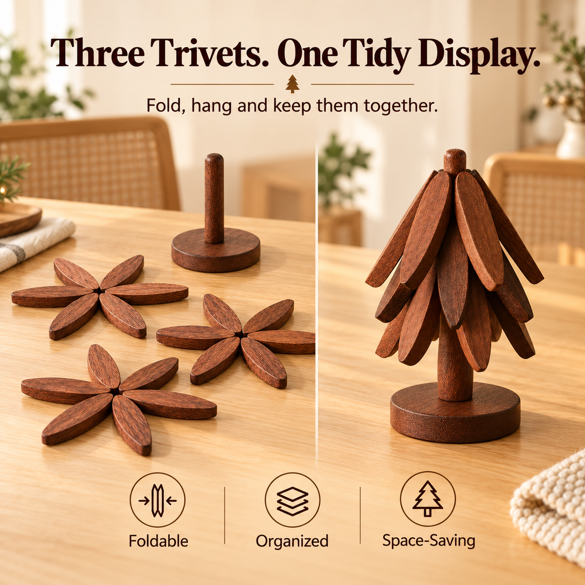 🔥Best-Selling Items💥50% off on the last day 🎉Automatic Folding Heat-Resistant Mat Set