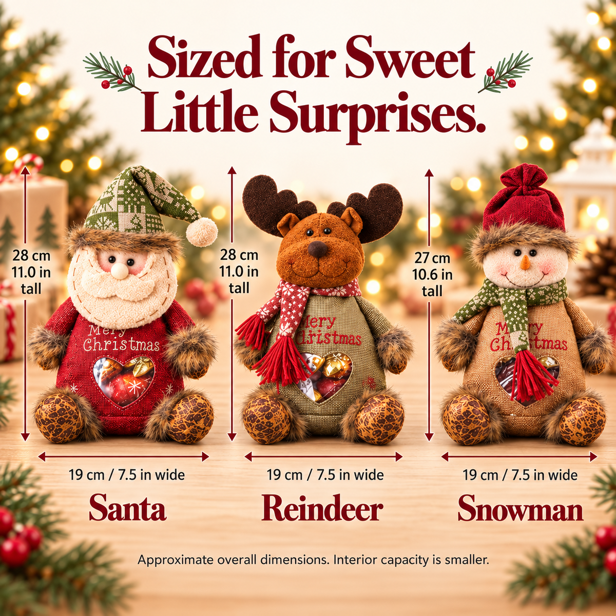 🎅Christmas Early Bird Special: Buy 1 Get 1 Free 🎄Christmas Treat Bags – Fill, Gift & Reuse