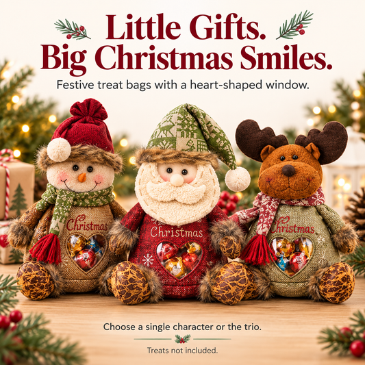 🎅Christmas Early Bird Special: Buy 1 Get 1 Free 🎄Christmas Treat Bags – Fill, Gift & Reuse