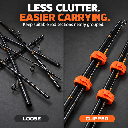👻Holiday Limited-Time🕰️ Offer: Buy 2 items and get 50% off 🎉Fishing Rod Clips – Keep Your Gear Together