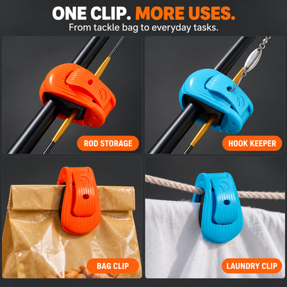 👻Holiday Limited-Time🕰️ Offer: Buy 2 items and get 50% off 🎉Fishing Rod Clips – Keep Your Gear Together