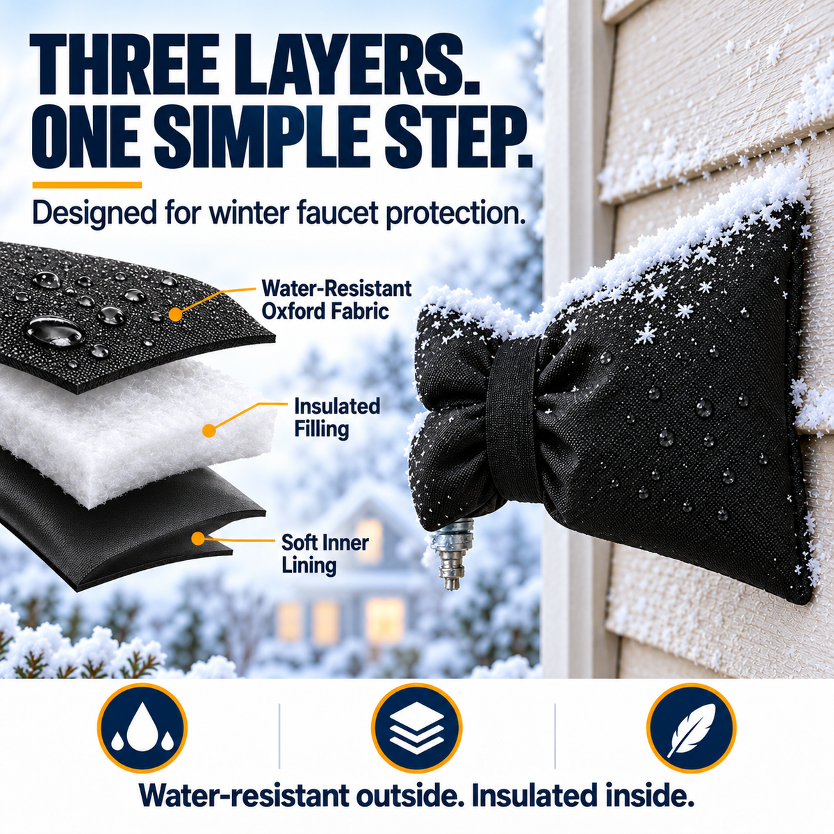 ❄️Winter-Ready Savings: 50% OFF Insulated Outdoor Faucet Covers