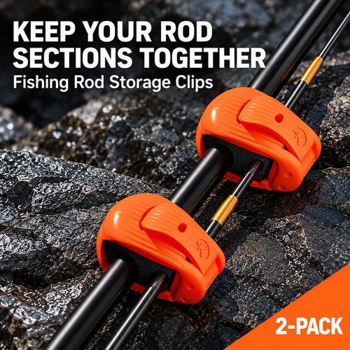👻Holiday Limited-Time🕰️ Offer: Buy 2 items and get 50% off 🎉Fishing Rod Clips – Keep Your Gear Together